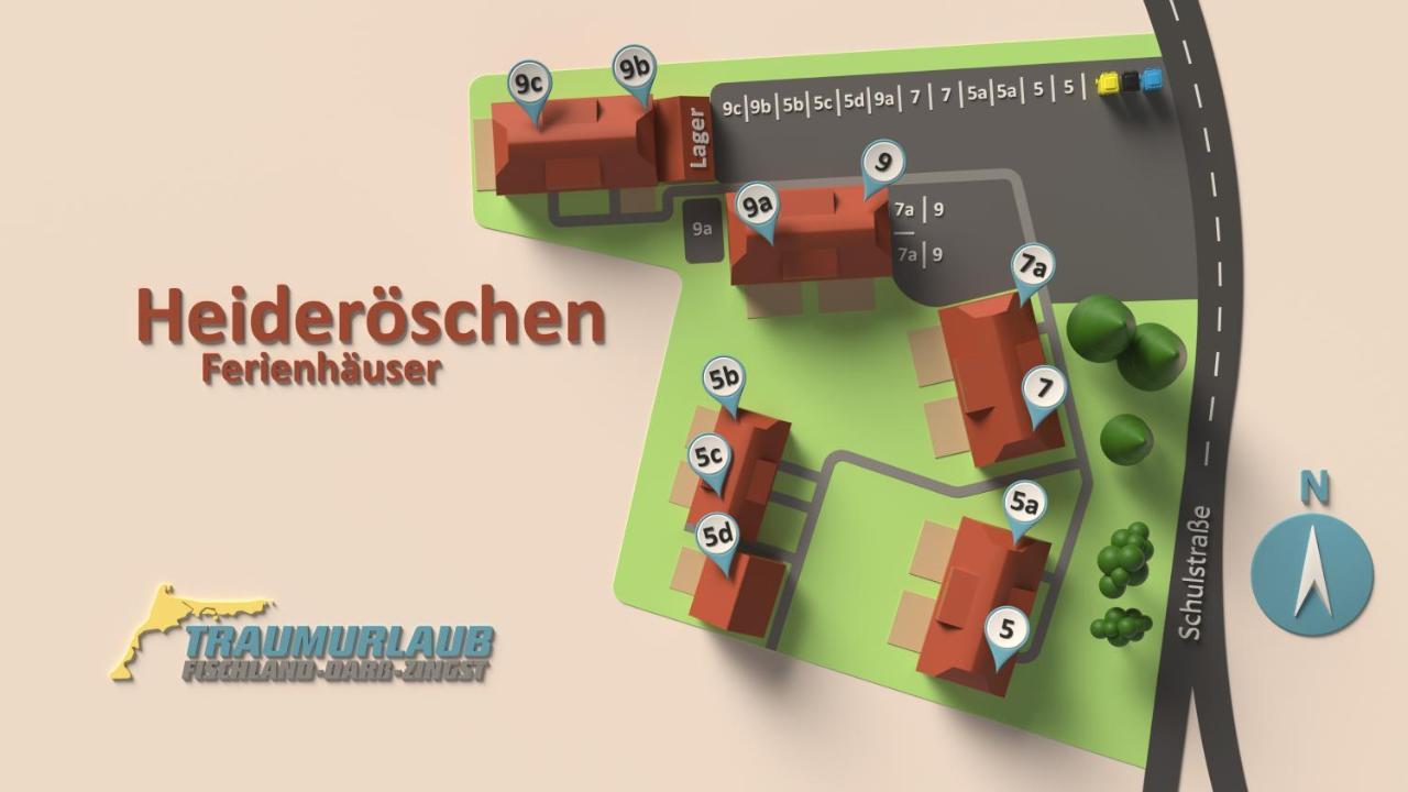 Вілла Heideroeschen Park Heideroeschen 9A Цингст Екстер'єр фото